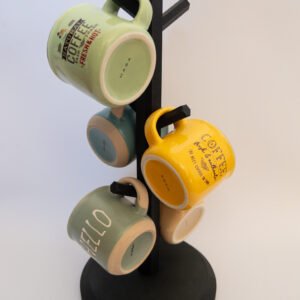 suporte em árvore para até 6 xícaras