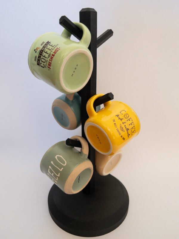 suporte em árvore para até 6 xícaras